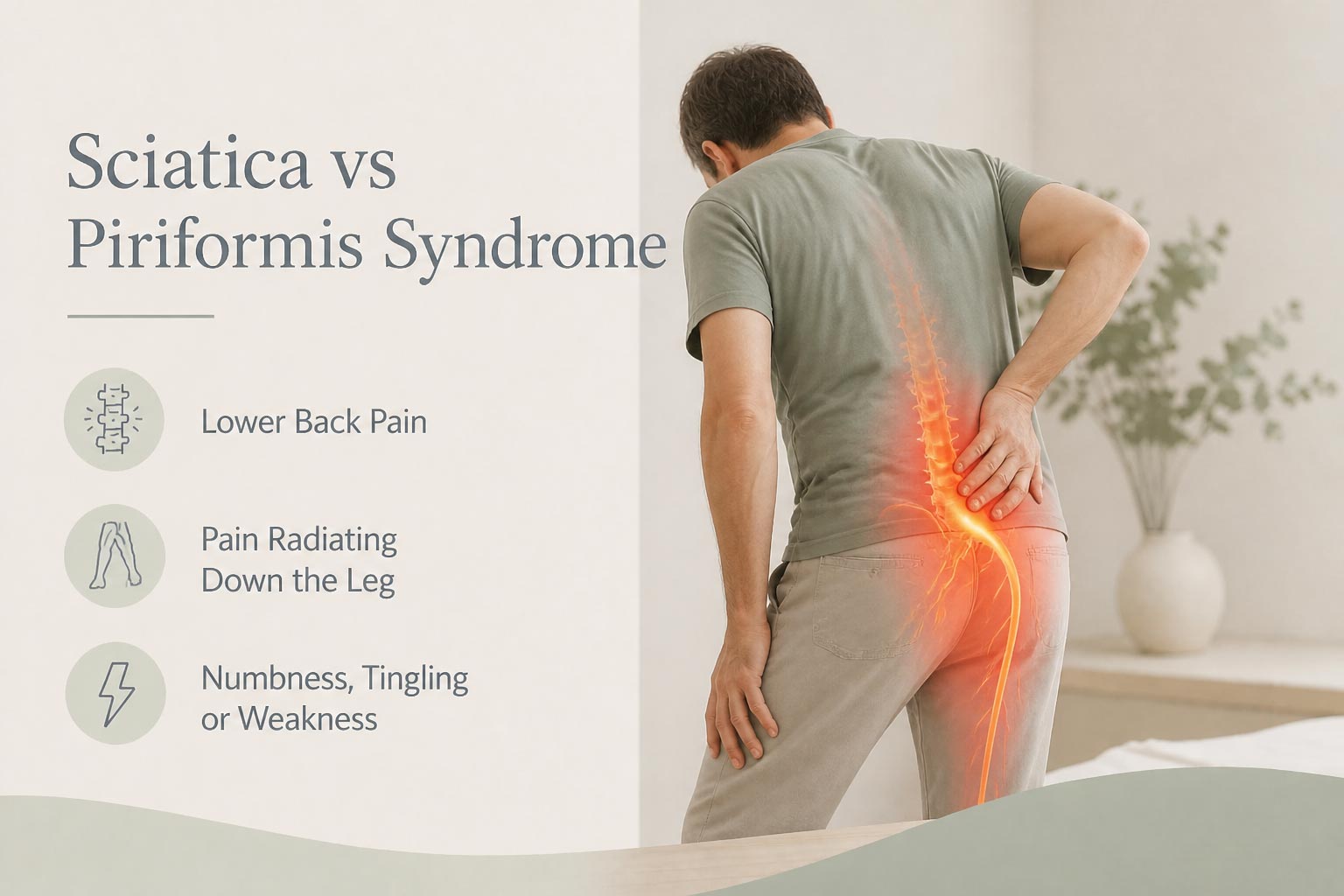 Sciatica vs Piriformis Syndrome: Understanding the Difference